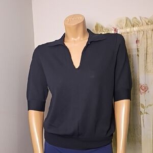 J. Crew Black Blouse